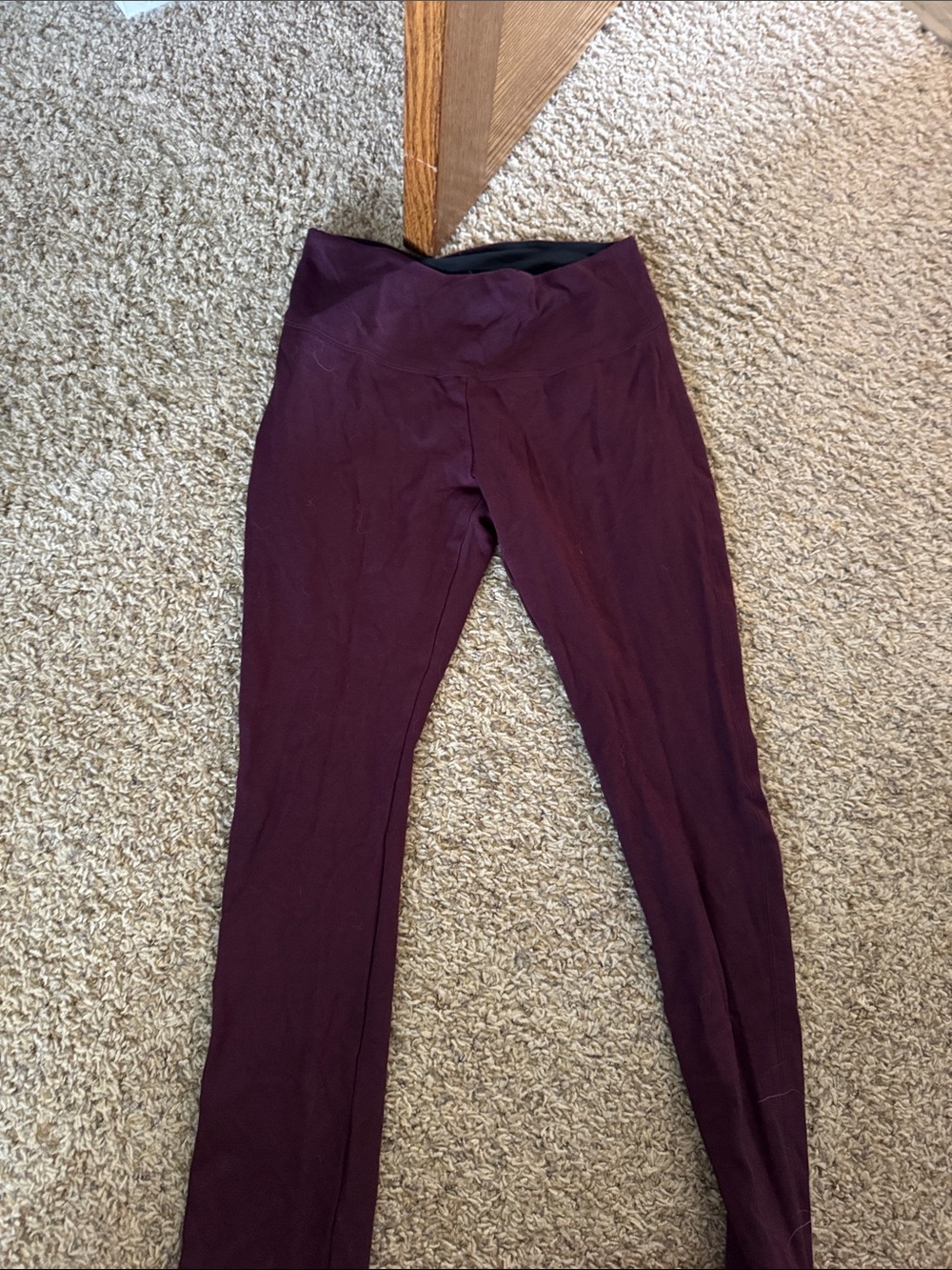 White House Black Market Plum High-Rise Leggings